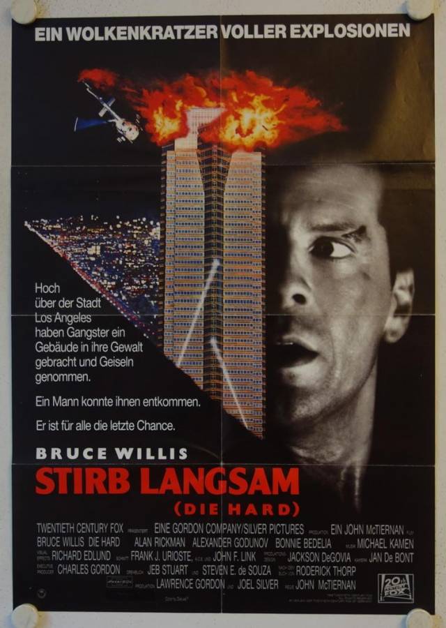 Die Hard original release german movie poster